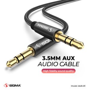 Sigma AUX Stereo Audio Cable - AUX-01
