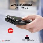 Sigma Wireless Power Bank 10000mAh SW-15